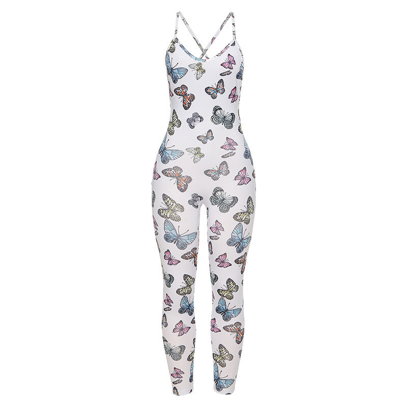 Hip Sling Butterfly jumpsuit