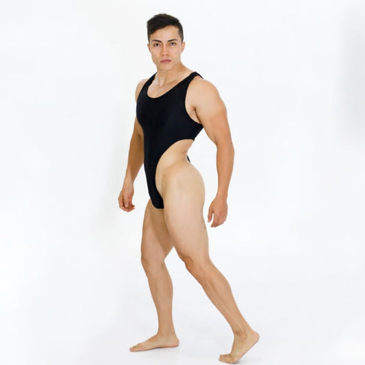 Men's Elastic Fitness Bodysuit