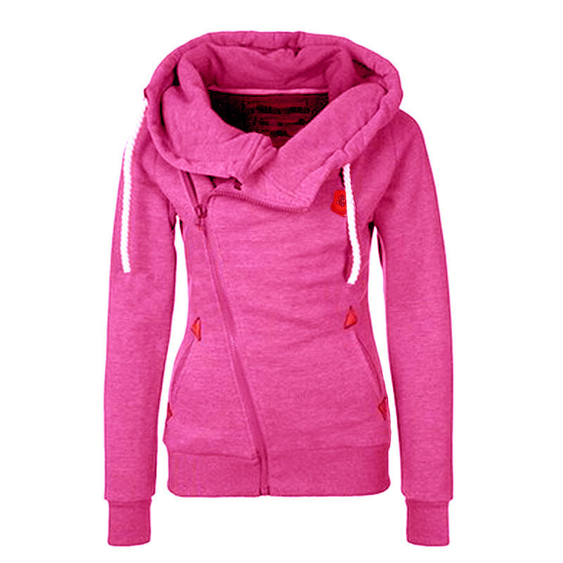 Women's Sport Cardigan Side Zipper Hoodie