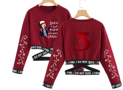 Weird Story 3 Short Long Sleeve Sweatshirt