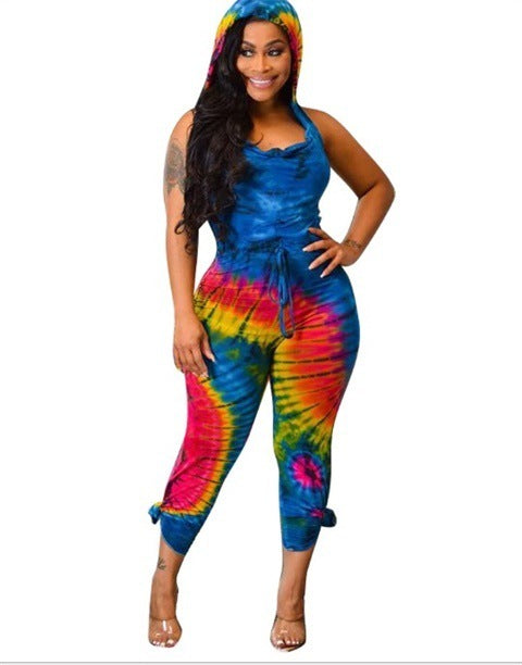 Tie-Dye Colorful Jumpsuit