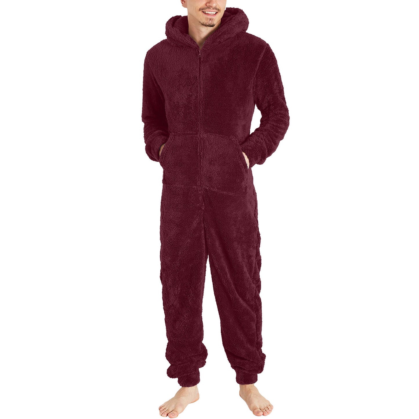 Men's Fashion Jumpsuit Thermal Pajamas