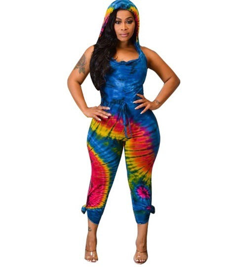 Tie-Dye Colorful Jumpsuit