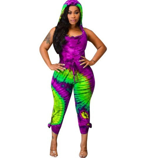 Tie-Dye Colorful Jumpsuit