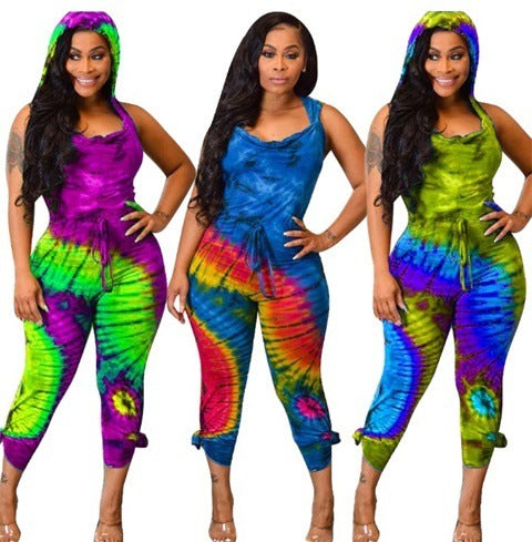 Tie-Dye Colorful Jumpsuit