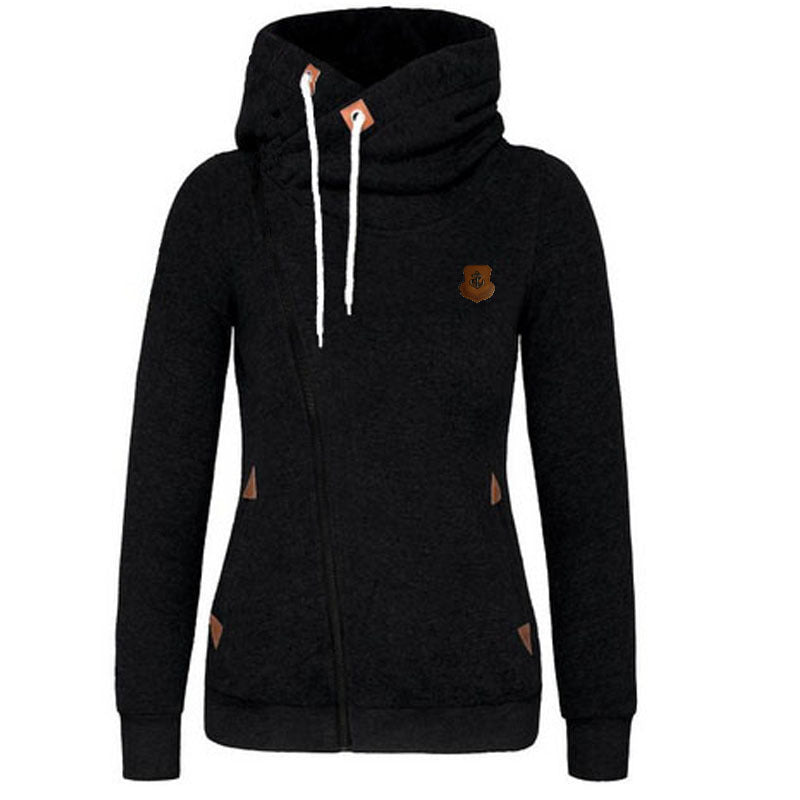 Women's Sport Cardigan Side Zipper Hoodie