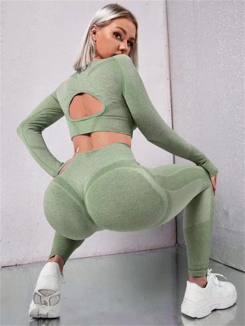 2pcs Sports Butt Lifting Leggings