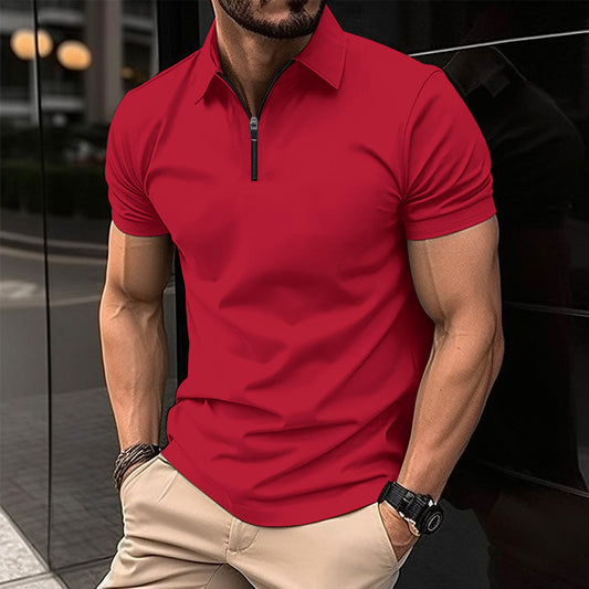 Solid Color Men's Sports Top