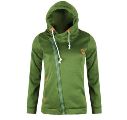 Women's Sport Cardigan Side Zipper Hoodie