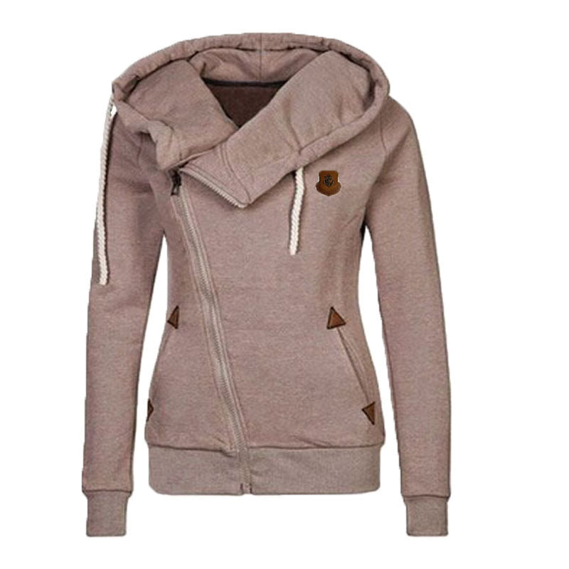 Women's Sport Cardigan Side Zipper Hoodie