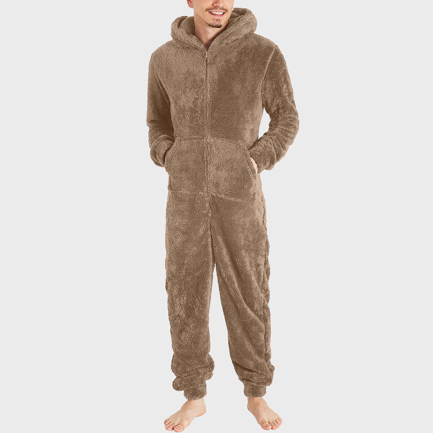 Men's Fashion Jumpsuit Thermal Pajamas