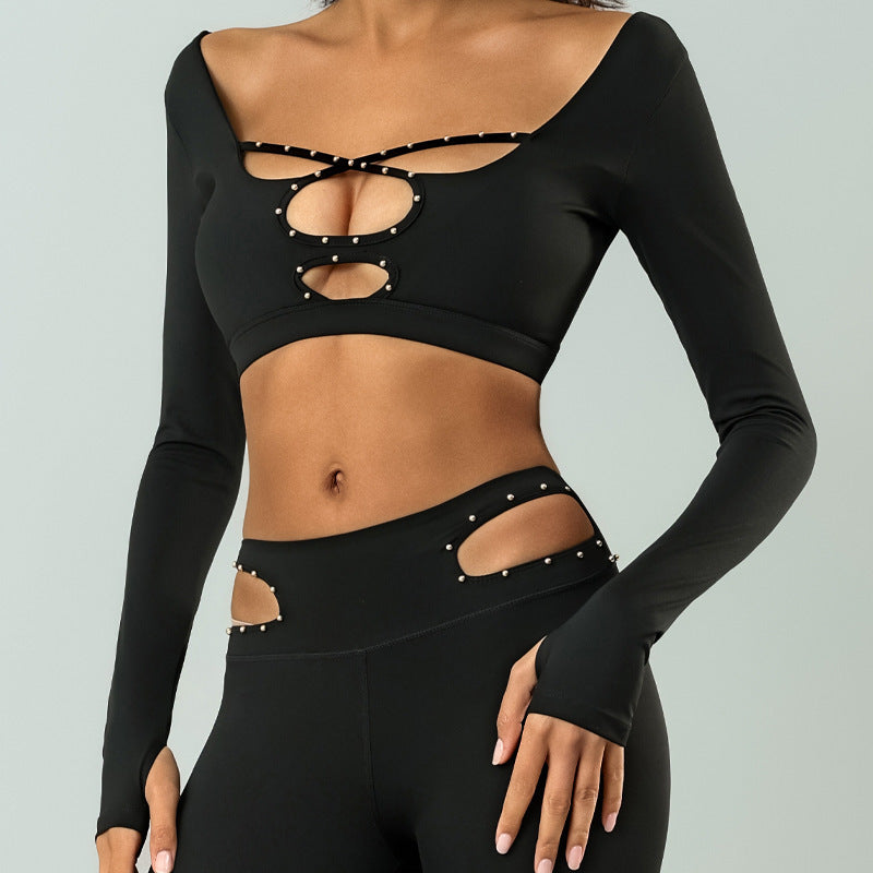 Workout Long Sleeve High Waist Top