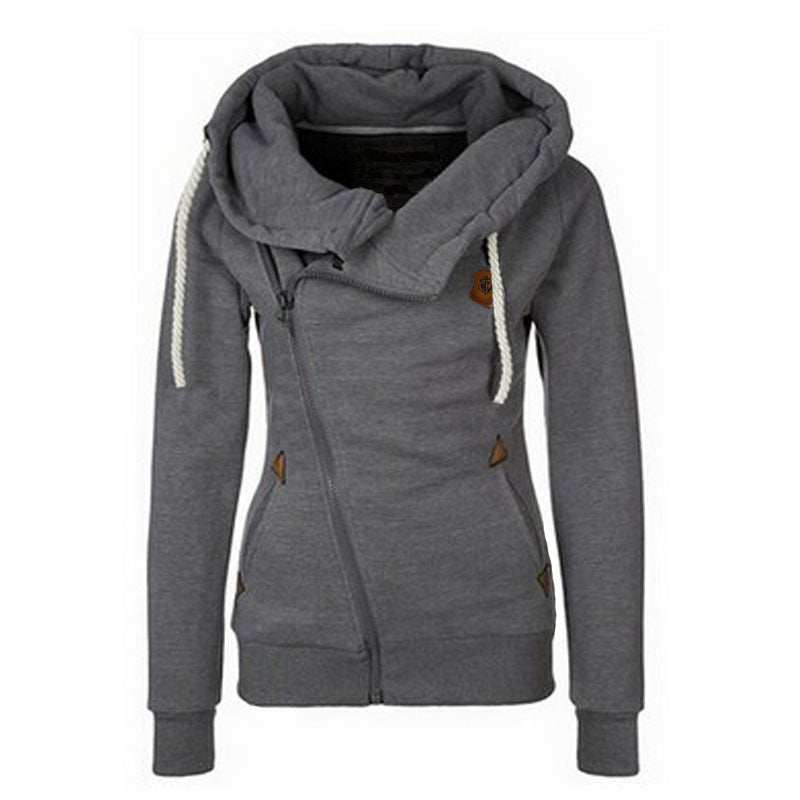 Women's Sport Cardigan Side Zipper Hoodie