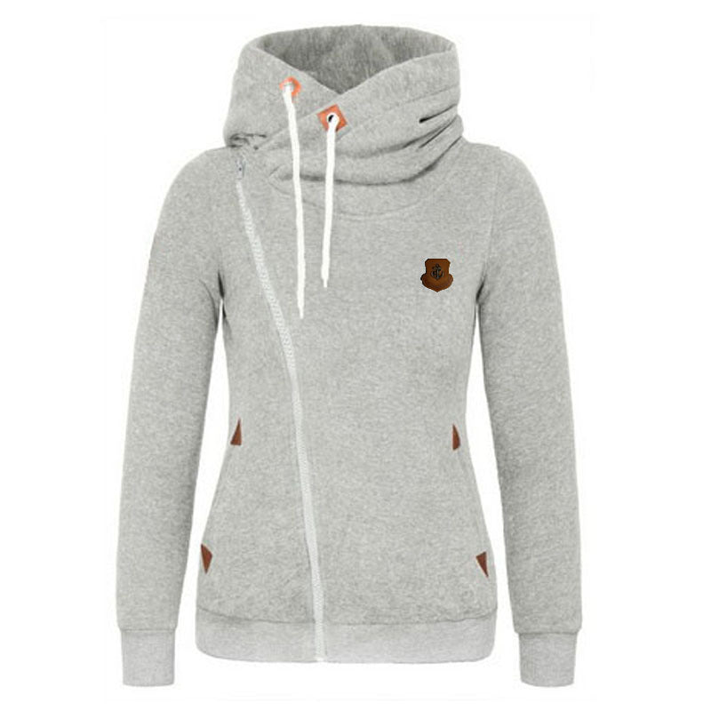 Women's Sport Cardigan Side Zipper Hoodie